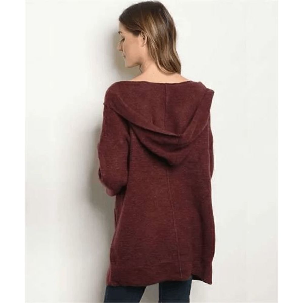 Ladies Burgundy Jacket  - Picture 2 of 2